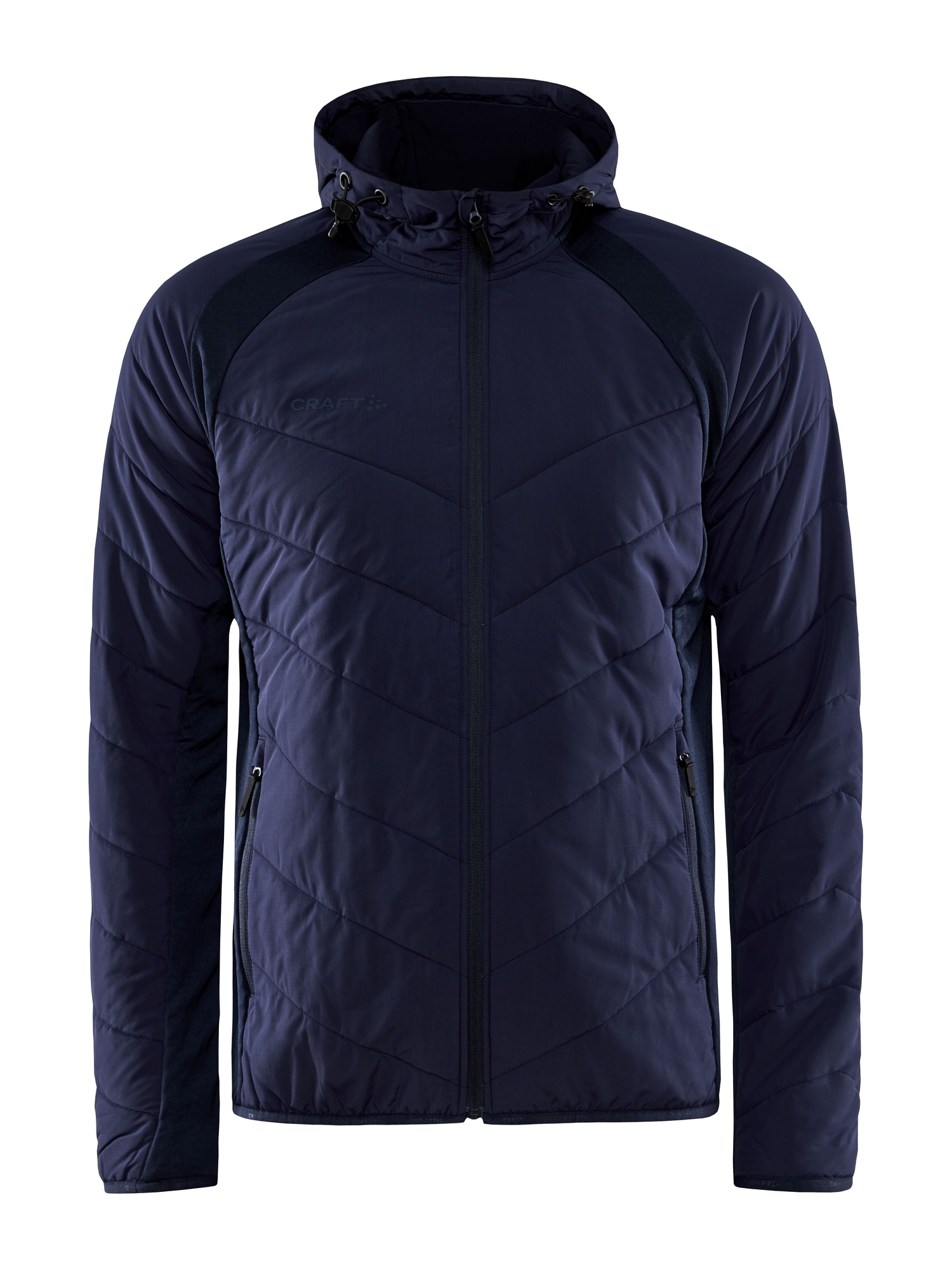 Veste sportswear polyester recyclé personnalisable CRAFT Bleu nuit